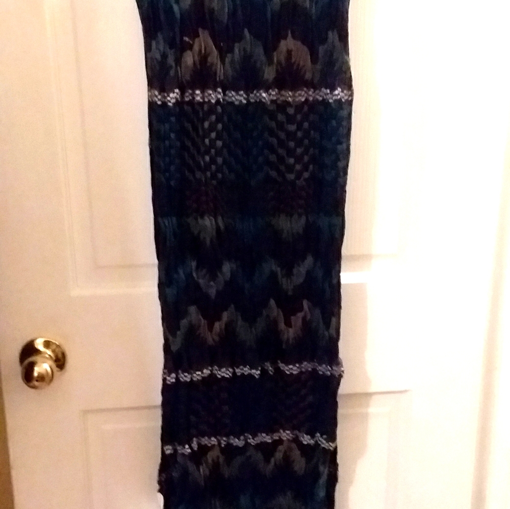 Multi-colored, Multi-textured Fashion Scarf